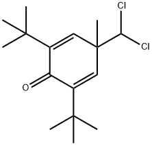 4-(二氯甲基)-2,6-双(1,1-二甲基乙基)-4-甲基-2,5-环己二烯-1-酮 结构式