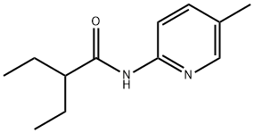 2-ethyl-N-(5-methylpyridin-2-yl)butanamide Struktur