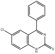 6-chloro-4-phenyl-1H-quinazoline-2-thione Structure
