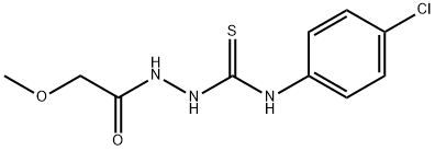 1-(4-chlorophenyl)-3-[(2-methoxyacetyl)amino]thiourea Structure