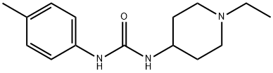 1-(1-ethylpiperidin-4-yl)-3-(4-methylphenyl)urea Structure