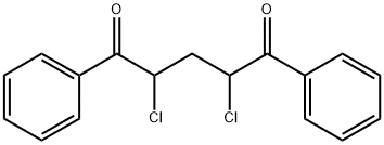 2,4-dichloro-1,5-diphenylpentane-1,5-dione Structure