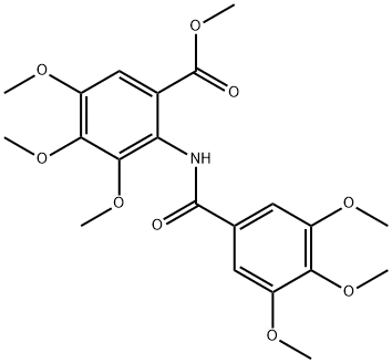 methyl 3,4,5-trimethoxy-2-[(3,4,5-trimethoxybenzoyl)amino]benzoate,936076-22-1,结构式