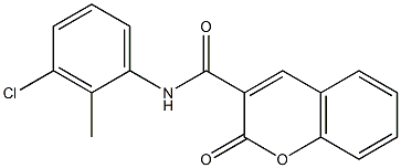 N-(3-chloro-2-methylphenyl)-2-oxochromene-3-carboxamide