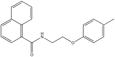  N-[2-(4-methylphenoxy)ethyl]naphthalene-1-carboxamide