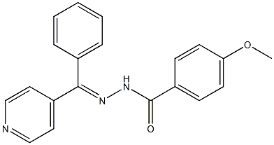 4-methoxy-N-[(E)-[phenyl(pyridin-4-yl)methylidene]amino]benzamide
