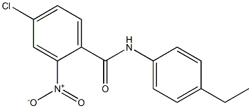 4-chloro-N-(4-ethylphenyl)-2-nitrobenzamide Structure