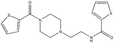 N-[2-[4-(thiophene-2-carbonyl)piperazin-1-yl]ethyl]thiophene-2-carboxamide