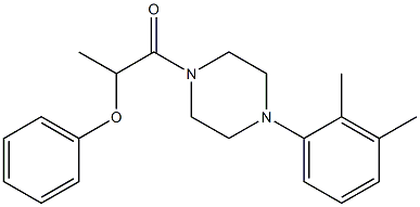 1-[4-(2,3-dimethylphenyl)piperazin-1-yl]-2-phenoxypropan-1-one
