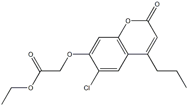 ethyl 2-(6-chloro-2-oxo-4-propylchromen-7-yl)oxyacetate