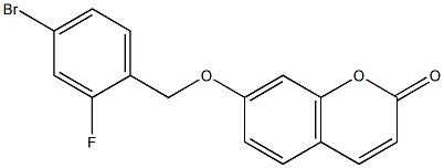 7-[(4-bromo-2-fluorophenyl)methoxy]chromen-2-one
