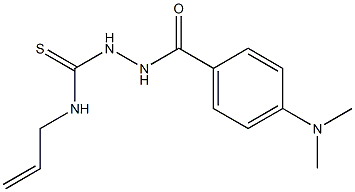 1-[[4-(dimethylamino)benzoyl]amino]-3-prop-2-enylthiourea|