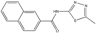 N-(5-methyl-1,3,4-thiadiazol-2-yl)naphthalene-2-carboxamide