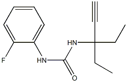 1-(3-ethylpent-1-yn-3-yl)-3-(2-fluorophenyl)urea