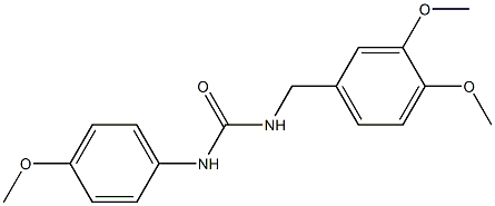 1-[(3,4-dimethoxyphenyl)methyl]-3-(4-methoxyphenyl)urea