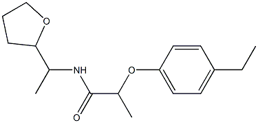 2-(4-ethylphenoxy)-N-[1-(oxolan-2-yl)ethyl]propanamide