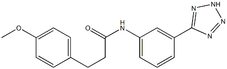 3-(4-methoxyphenyl)-N-[3-(2H-tetrazol-5-yl)phenyl]propanamide|