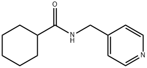 N-(pyridin-4-ylmethyl)cyclohexanecarboxamide Struktur