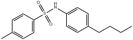 N-(4-butylphenyl)-4-methylbenzenesulfonamide Struktur