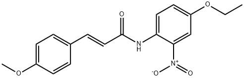 (E)-N-(4-ethoxy-2-nitrophenyl)-3-(4-methoxyphenyl)prop-2-enamide Structure