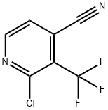 2-Chloro-3-trifluoromethyl-isonicotinonitrile Structure