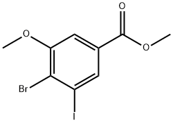 4-Bromo-3-iodo-5-methoxy-benzoic acid methyl ester|4-溴-3-碘-5-甲氧基苯甲酸甲酯