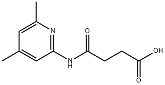4-[(4,6-dimethylpyridin-1-ium-2-yl)amino]-4-oxobutanoate,167370-10-7,结构式