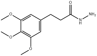 3-(3,4,5-trimethoxyphenyl)propanehydrazide Structure