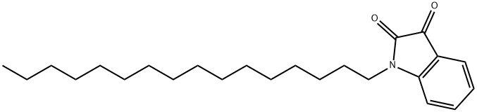 1-十六烷基靛红, 28035-35-0, 结构式