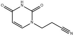 3-(2,4-dioxopyrimidin-1-yl)propanenitrile Struktur