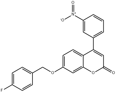 304894-72-2 7-[(4-fluorophenyl)methoxy]-4-(3-nitrophenyl)chromen-2-one