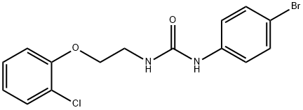 1-(4-bromophenyl)-3-[2-(2-chlorophenoxy)ethyl]urea Structure