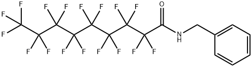 N-benzyl-2,2,3,3,4,4,5,5,6,6,7,7,8,8,9,9,9-heptadecafluorononanamide Structure