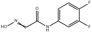 (2E)-N-(3,4-difluorophenyl)-2-hydroxyiminoacetamide Struktur