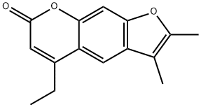5-ethyl-2,3-dimethylfuro[3,2-g]chromen-7-one,374703-05-6,结构式