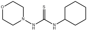 1-cyclohexyl-3-morpholin-4-ylthiourea Structure