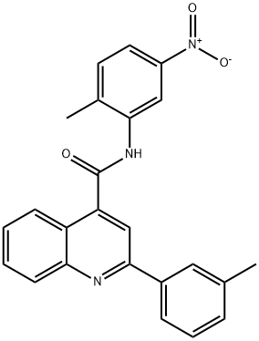 420090-62-6 N-(2-methyl-5-nitrophenyl)-2-(3-methylphenyl)quinoline-4-carboxamide