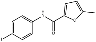 N-(4-iodophenyl)-5-methylfuran-2-carboxamide Struktur