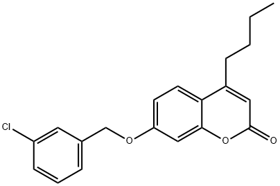 4-butyl-7-[(3-chlorophenyl)methoxy]chromen-2-one