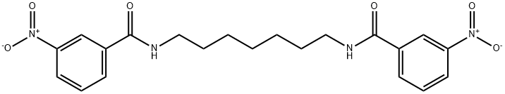 3-nitro-N-[7-[(3-nitrobenzoyl)amino]heptyl]benzamide,438471-66-0,结构式