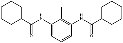 N-[3-(cyclohexanecarbonylamino)-2-methylphenyl]cyclohexanecarboxamide Structure