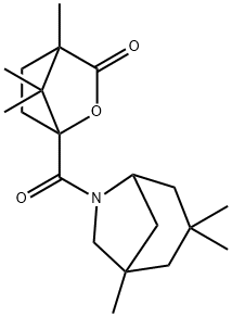 1,7,7-trimethyl-4-(3,3,5-trimethyl-7-azabicyclo[3.2.1]octane-7-carbonyl)-3-oxabicyclo[2.2.1]heptan-2-one Structure