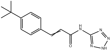 (E)-3-(4-tert-butylphenyl)-N-(2H-tetrazol-5-yl)prop-2-enamide,540799-62-0,结构式