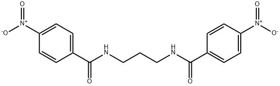 4-nitro-N-[3-[(4-nitrobenzoyl)amino]propyl]benzamide,548438-10-4,结构式
