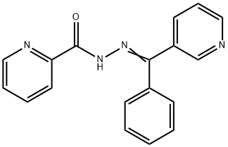 N-[(E)-[phenyl(pyridin-3-yl)methylidene]amino]pyridine-2-carboxamide Structure