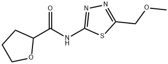 N-[5-(methoxymethyl)-1,3,4-thiadiazol-2-yl]oxolane-2-carboxamide Structure