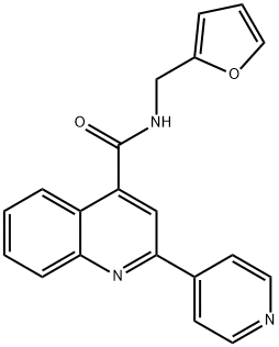 669729-06-0 N-(furan-2-ylmethyl)-2-pyridin-4-ylquinoline-4-carboxamide