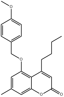 670245-44-0 4-butyl-5-[(4-methoxyphenyl)methoxy]-7-methylchromen-2-one