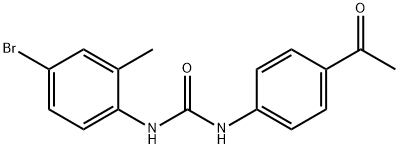 1-(4-acetylphenyl)-3-(4-bromo-2-methylphenyl)urea