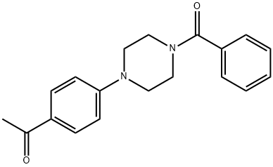 1-[4-(4-benzoylpiperazin-1-yl)phenyl]ethanone,717857-64-2,结构式
